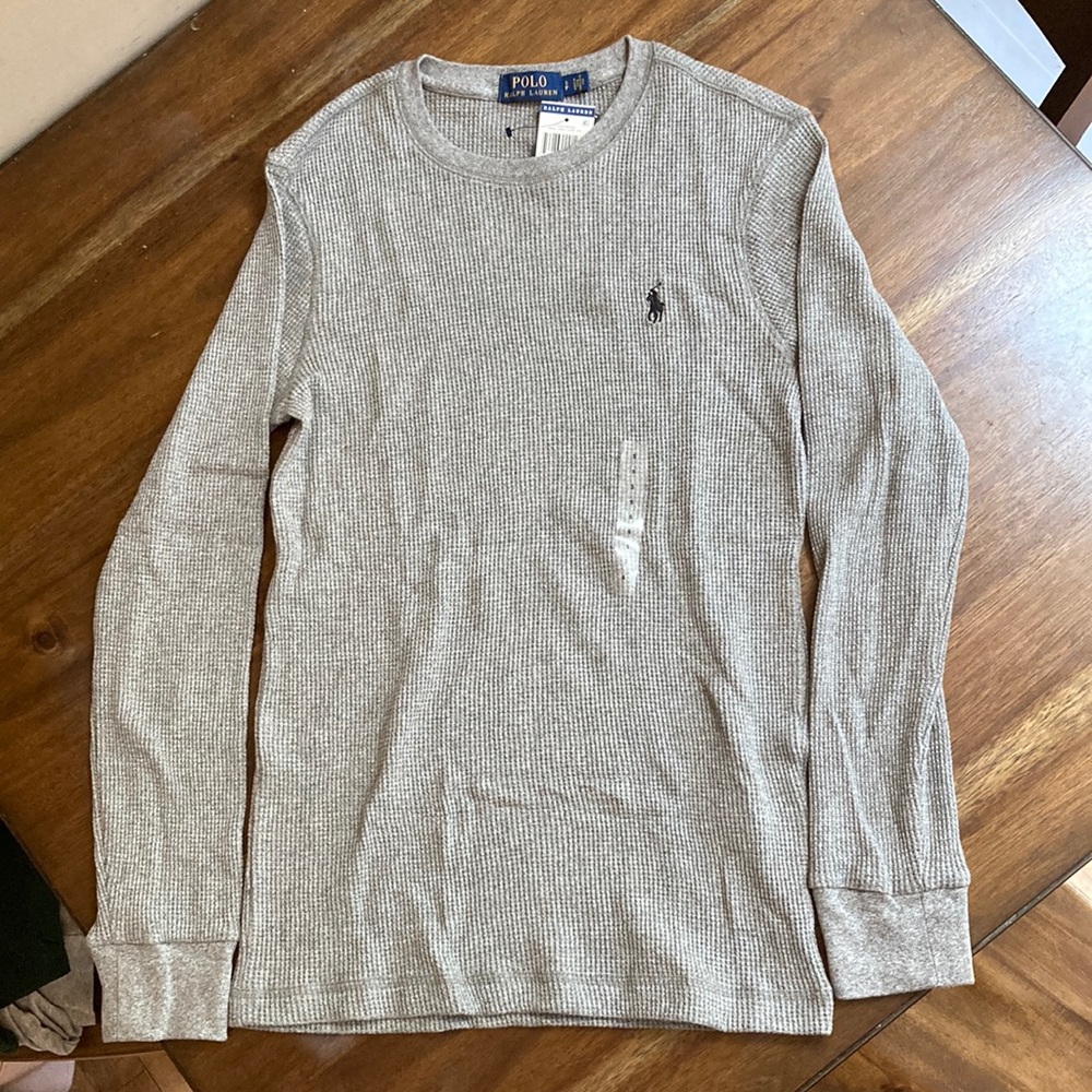 Polo Ralph Lauren Grey Long Sleeve NWT, Small
